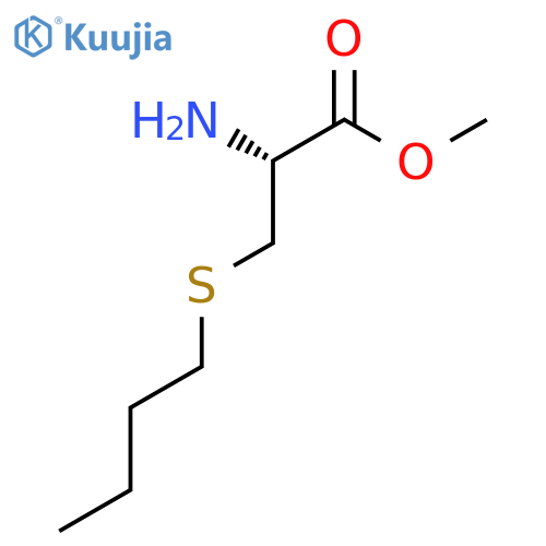 methyl (2R)-2-amino-3-(butylsulfanyl)propanoate structure