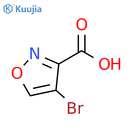 4-bromo-1,2-oxazole-3-carboxylic acid structure