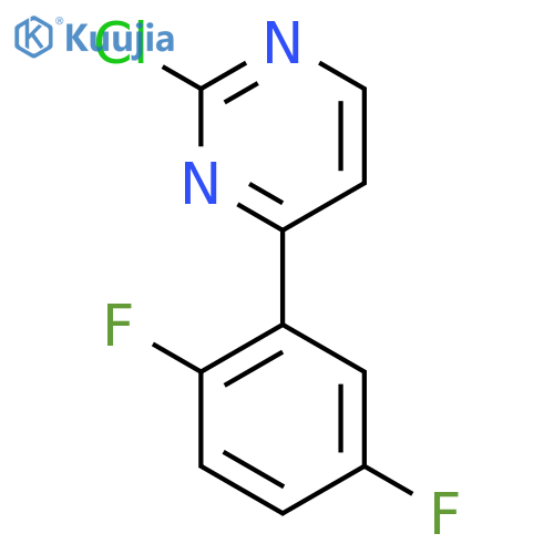 2-Chloro-4-(2,5-difluorophenyl)pyrimidine structure