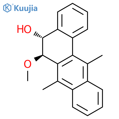 BENZ[A]ANTHRACEN-5-OL, 5,6-DIHYDRO-6-METHOXY-7,12-DIMETHYL-, TRANS- structure