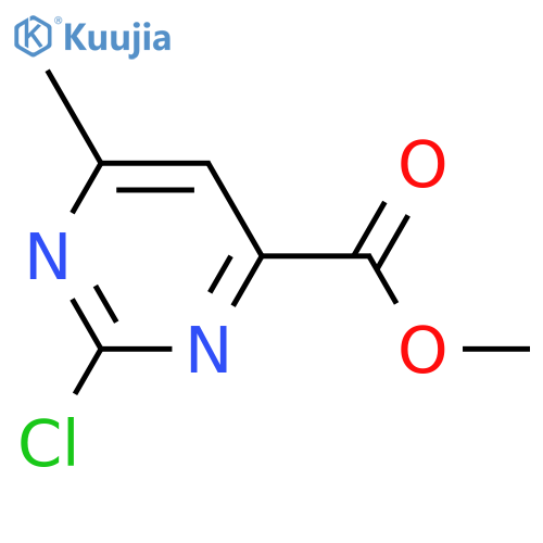 Methyl 2-chloro-6-methylpyrimidine-4-carboxylate structure