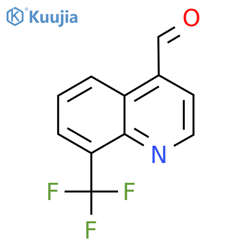 8-(Trifluoromethyl)quinoline-4-carbaldehyde structure