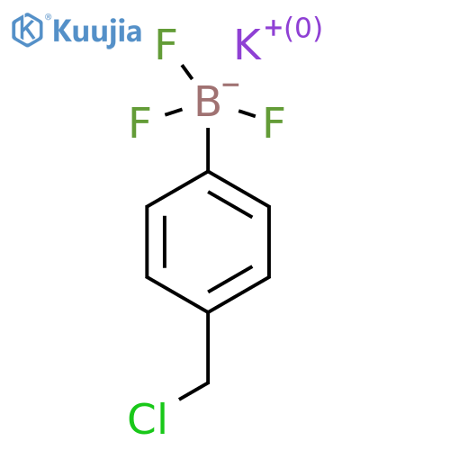 potassium 4-(chloromethyl)phenyltrifluoroboranuide structure