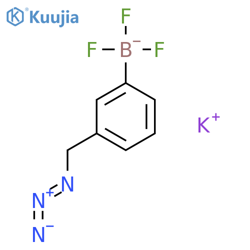 Potassium 3-(azidomethyl)phenyl trifluoroborate structure