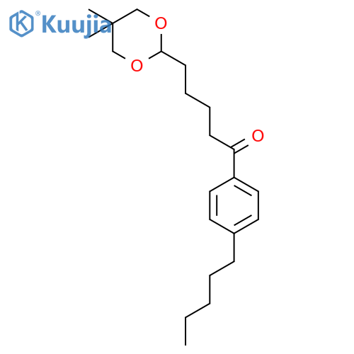 5-(5,5-Dimethyl-1,3-dioxan-2-yl)-4'-pentylvalerophenone structure