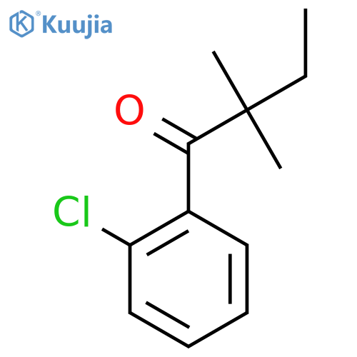 2'-Chloro-2,2-dimethylbutyrophenone structure