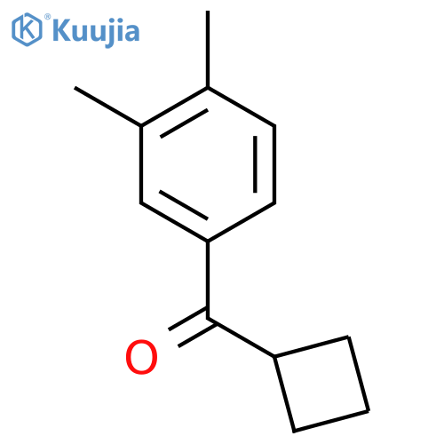 cyclobutyl-(3,4-dimethylphenyl)methanone structure