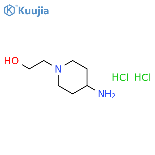 2-(4-aminopiperidin-1-yl)ethan-1-ol dihydrochloride structure