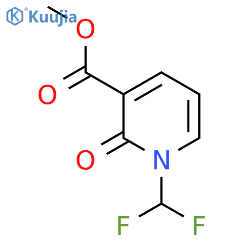 Methyl 1-(difluoromethyl)-2-oxo-pyridine-3-carboxylate structure