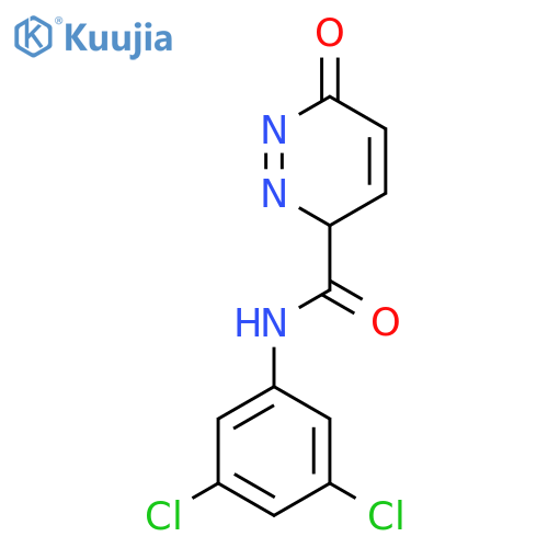 N-(3,5-dichlorophenyl)-6-oxo-1,6-dihydropyridazine-3-carboxamide structure