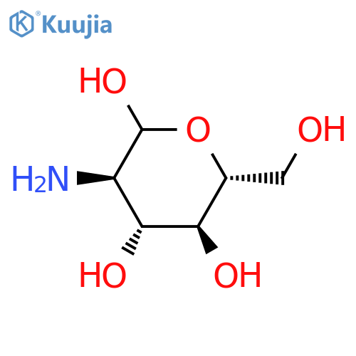 (3R,4R,5S,6R)-3-amino-6-(hydroxymethyl)tetrahydropyran-2,4,5-triol structure