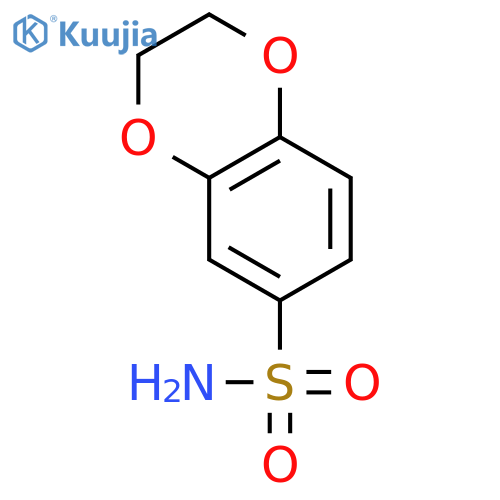2,3-dihydro-1,4-benzodioxine-6-sulfonamide structure