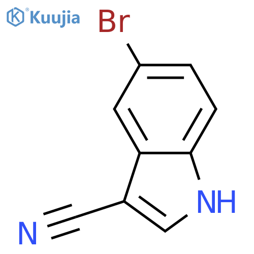 5-bromo-1H-indole-3-carbonitrile structure