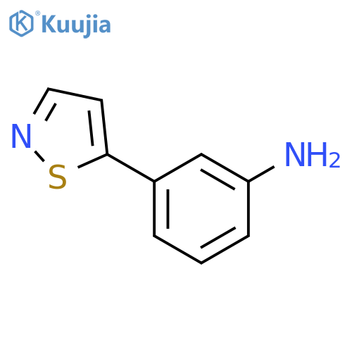 3-(Isothiazol-5-yl)aniline structure