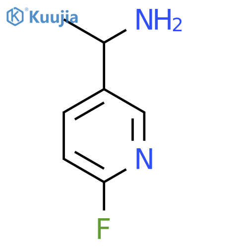 1-(6-fluoro-3-pyridyl)ethanamine structure
