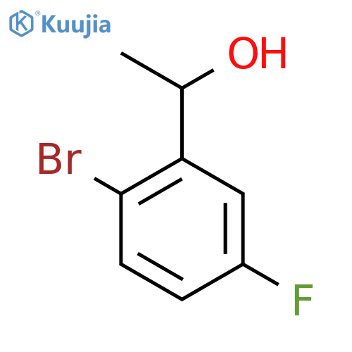 1-(2-Bromo-5-fluorophenyl)ethanol structure