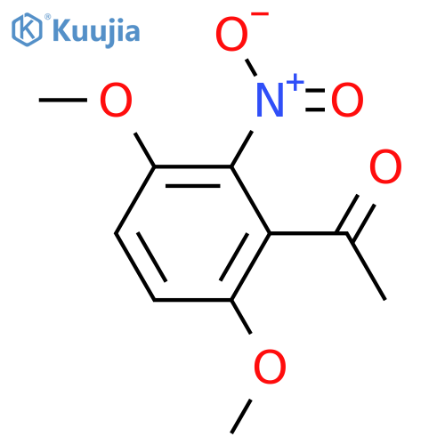 1-(3,6-Dimethoxy-2-nitrophenyl)ethanone structure