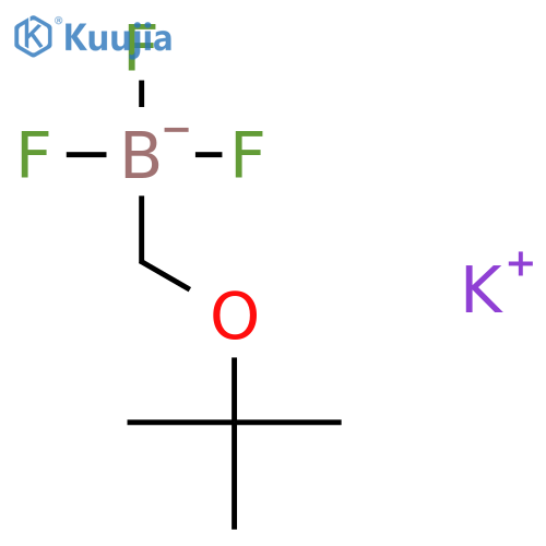Potassium tert-butoxymethyltrifluoroborate structure