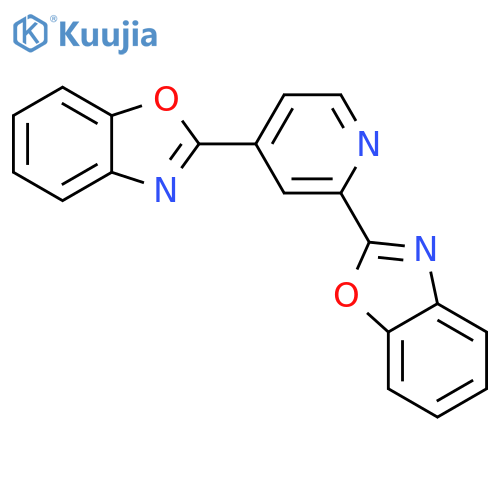 2,2'-(Pyridine-2,4-diyl)bis(1,3-benzoxazole) structure