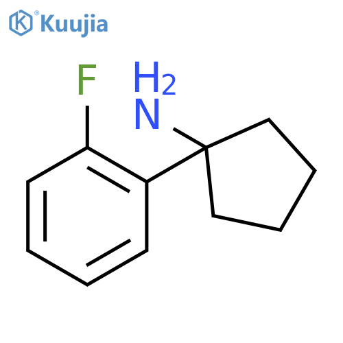 1-(2-fluorophenyl)cyclopentan-1-amine Hydrochloride structure