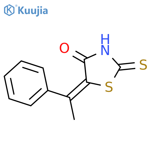 4-Thiazolidinone,5-(1-phenylethylidene)-2-thioxo- structure