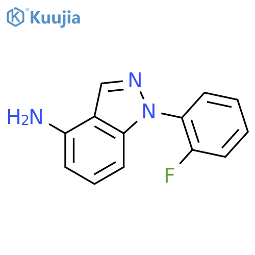 1-(2-Fluorophenyl)-1H-indazol-4-amine structure