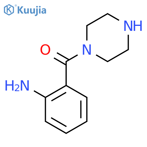 (2-Aminophenyl)(piperazin-1-yl)methanone structure