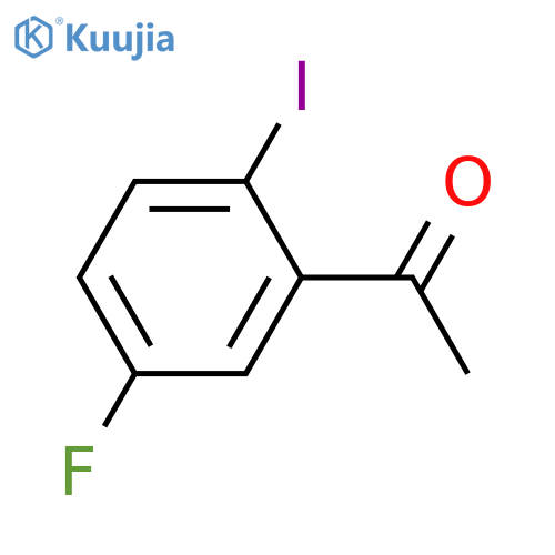 1-(5-fluoro-2-iodophenyl)ethan-1-one structure