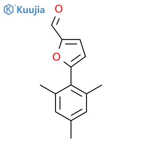 5-(2,4,6-Trimethylphenyl)furan-2-carbaldehyde structure