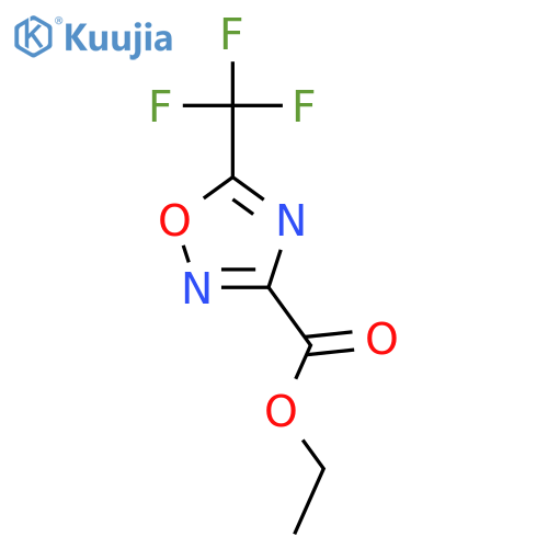 ethyl 5-(trifluoromethyl)-1,2,4-oxadiazole-3-carboxylate structure
