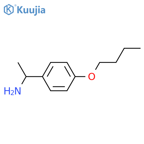 1-(4-butoxyphenyl)ethan-1-amine structure