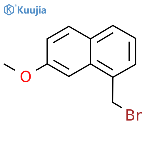 1-(Bromomethyl)-7-methoxynaphthalene structure