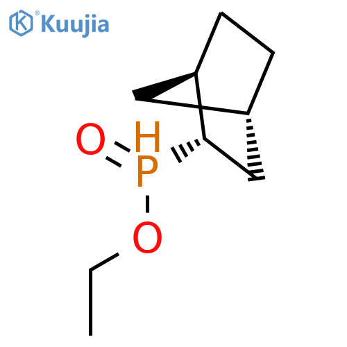 Phosphinic acid, P-(1R,2S,4S)-bicyclo[2.2.1]hept-2-yl-, ethyl ester, rel- structure