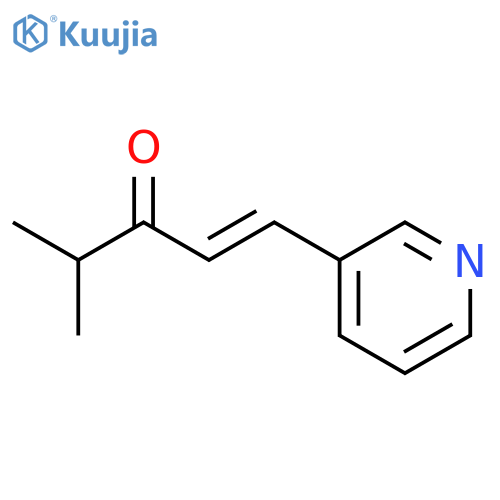 1-PENTEN-3-ONE, 4-METHYL-1-(3-PYRIDINYL)- structure