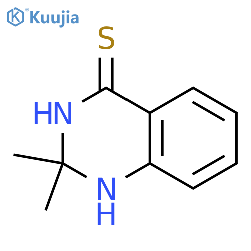 2,2-dimethyl-1,3-dihydroquinazoline-4-thione structure