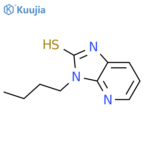 3-Butyl-3H-imidazo[4,5-b]pyridine-2-thiol structure