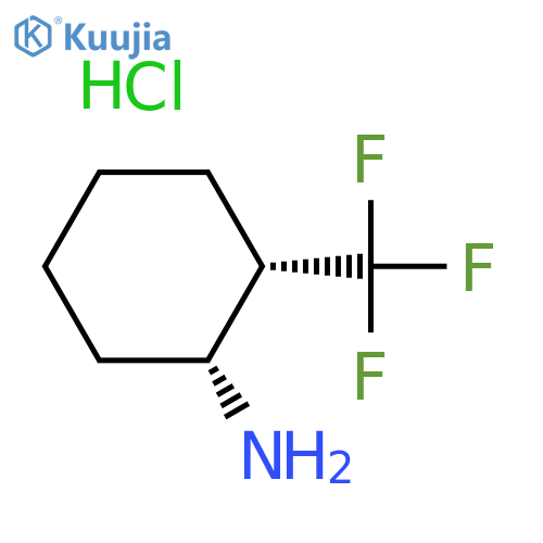 (1R,2S)-2-Trifluoromethyl-cyclohexylamine hydrochloride structure