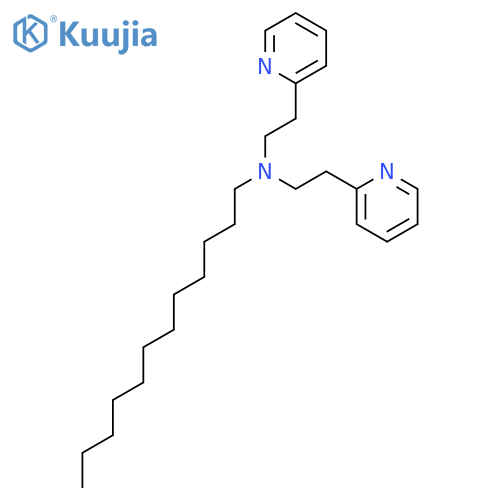 2-Pyridineethanamine, N-dodecyl-N-[2-(2-pyridinyl)ethyl]- structure