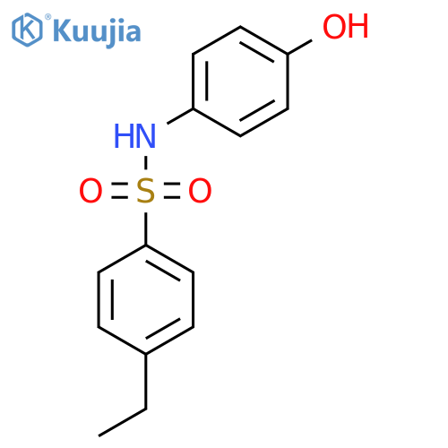 4-ethyl-N-(4-hydroxyphenyl)benzene-1-sulfonamide structure
