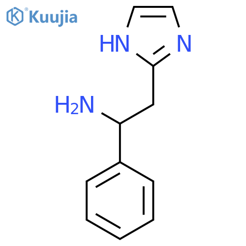 2-(1H-imidazol-2-yl)-1-phenylethan-1-amine structure