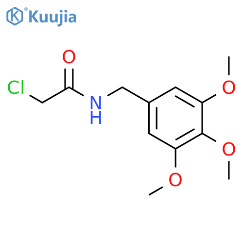 2-chloro-N-(3,4,5-trimethoxybenzyl)acetamide structure