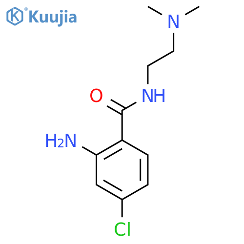 2-amino-4-chloro-N-[2-(dimethylamino)ethyl]benzamide structure