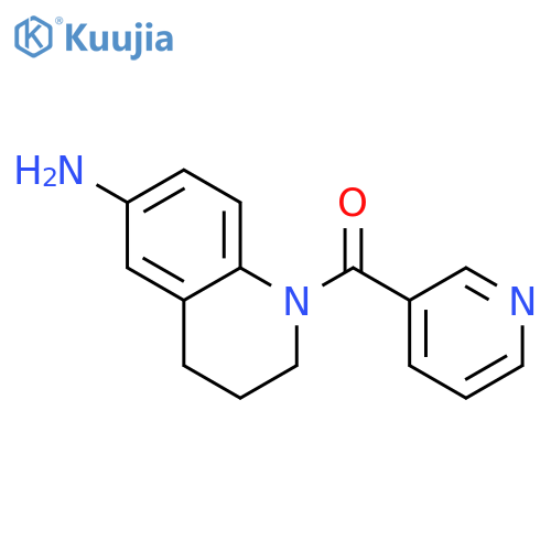 1-(Pyridine-3-carbonyl)-1,2,3,4-tetrahydroquinolin-6-amine structure