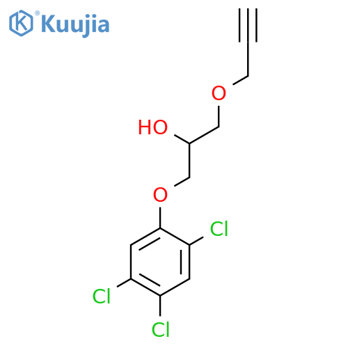 2-Propanol, 1-(2-propynyloxy)-3-(2,4,5-trichlorophenoxy)- structure