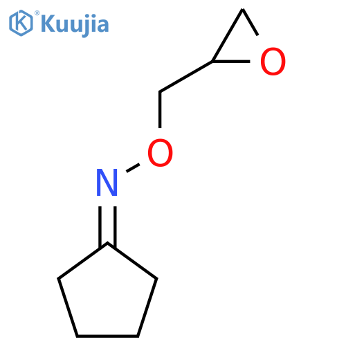 Cyclopentanone O-oxiranylmethyl-oxime structure