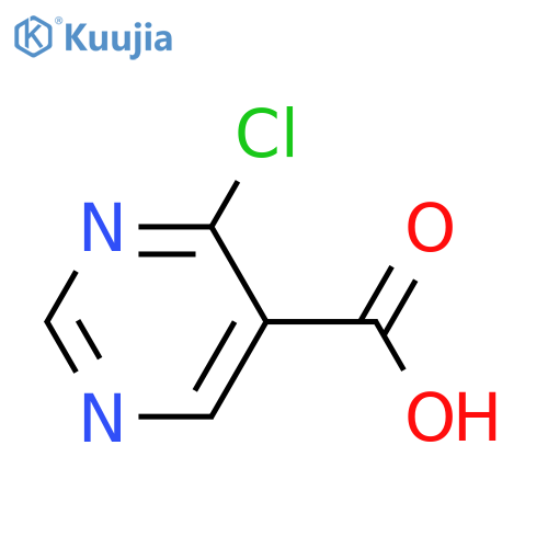 4-Chloropyrimidine-5-carboxylic acid structure