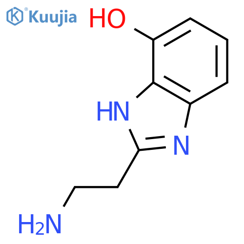 2-(2-Aminoethyl)-1H-benzo[D]imidazol-4-OL structure