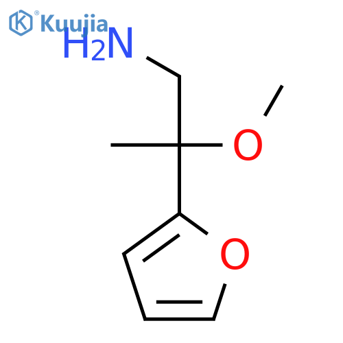 2-(Furan-2-yl)-2-methoxypropan-1-amine structure