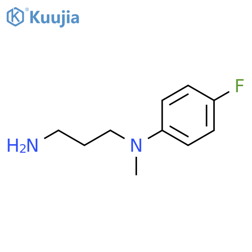 N-(3-aminopropyl)-4-fluoro-N-methylaniline structure