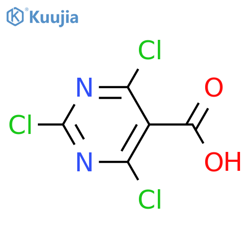 trichloropyrimidine-5-carboxylic acid structure